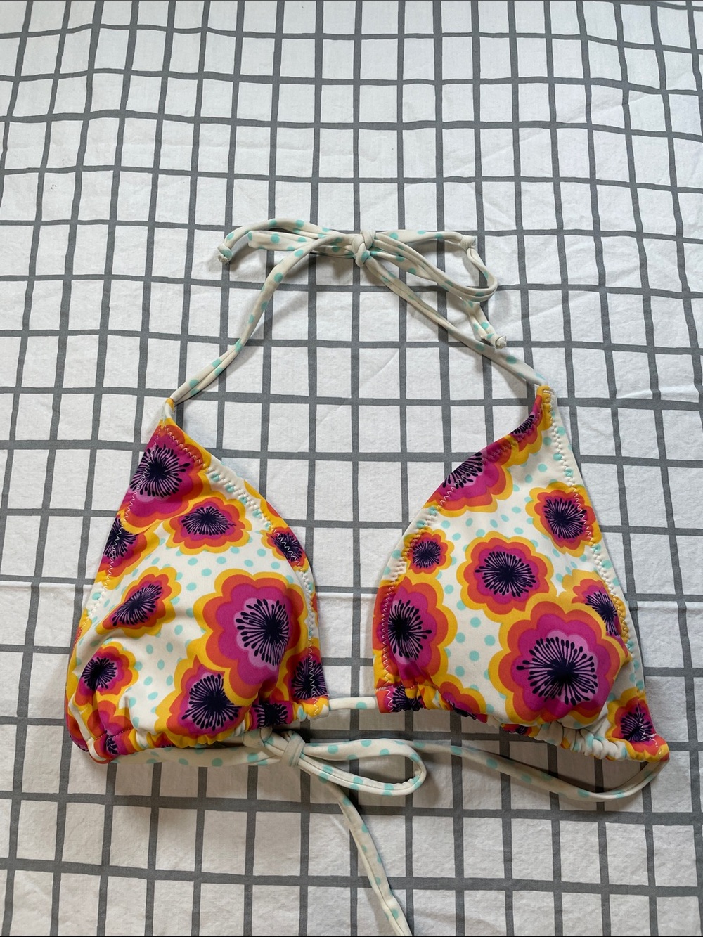 Aeropostale floral sting bikini top S/P